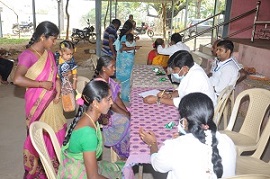 Health camp for tribal people, Kalrayan Hills