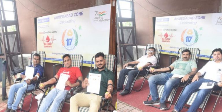 Blood donation camp, Ahmedabad