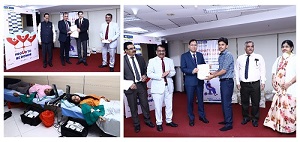 Blood donation camp inaugurated by MD & CEO, Chennai (122 units)
