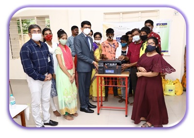 Printer to Deaf School, Chennai