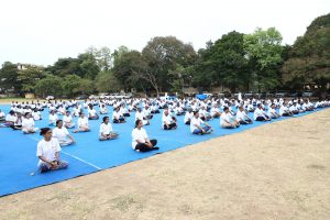 चेन्नै में सामूहिक योग प्रदर्शनकर&nbsp; 5वां अंतर्राष्ट्रीय योग दिवस मनाया