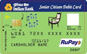 Senior Citizen Debit Card (Contact)
