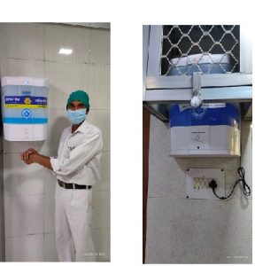 Four Wall Mounted Sensor Sanitizer